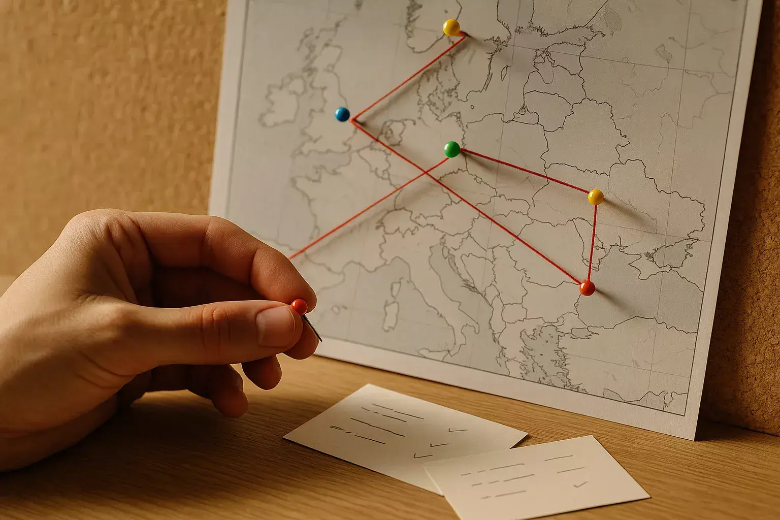 Mapa de pesquisa mostrando ligas de nicho europeias onde existem ineficiencias de mercado